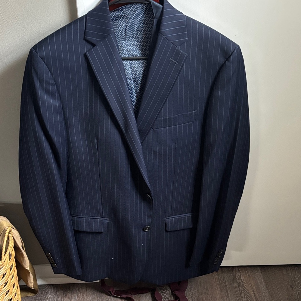 Ralph Lauren Dark Pinstripe Suit Set